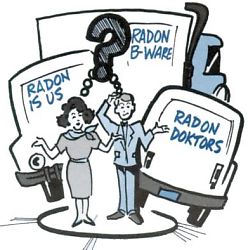selecting a radon mitigator